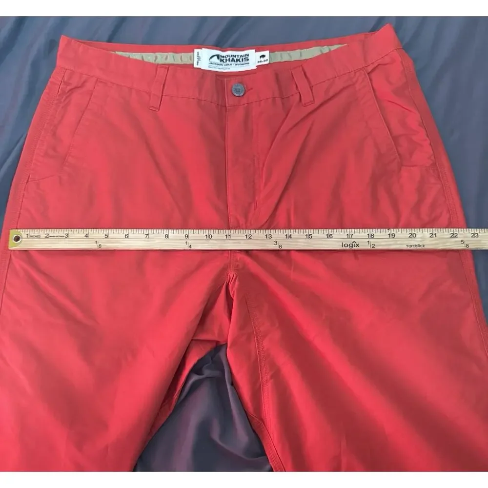 Mountain Khakis Men’s‎ 36x32 Orange Outdoor Pants Relaxed Fit Casual